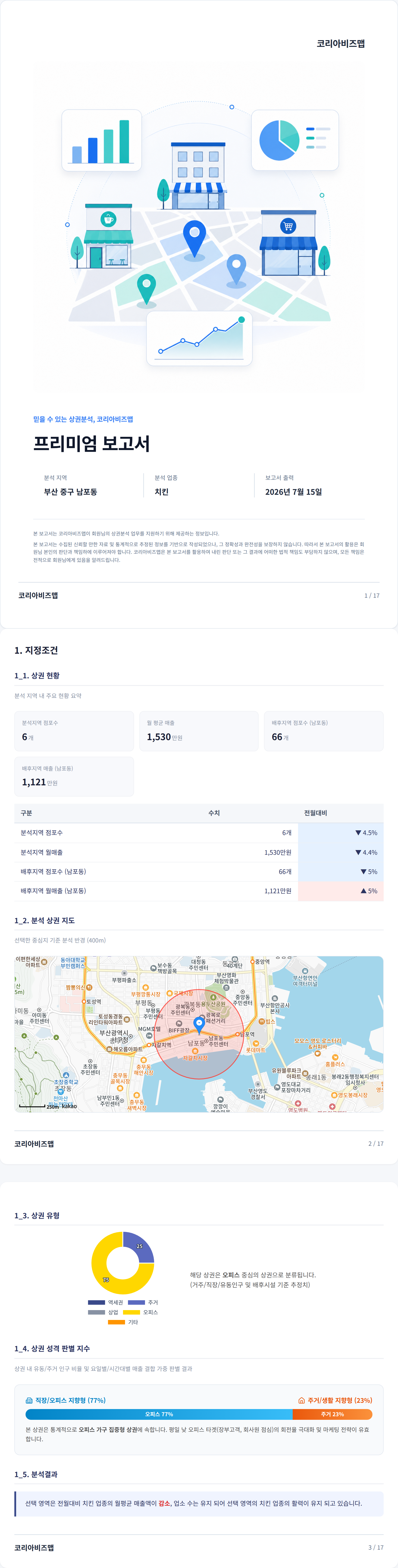 남포 지정조건