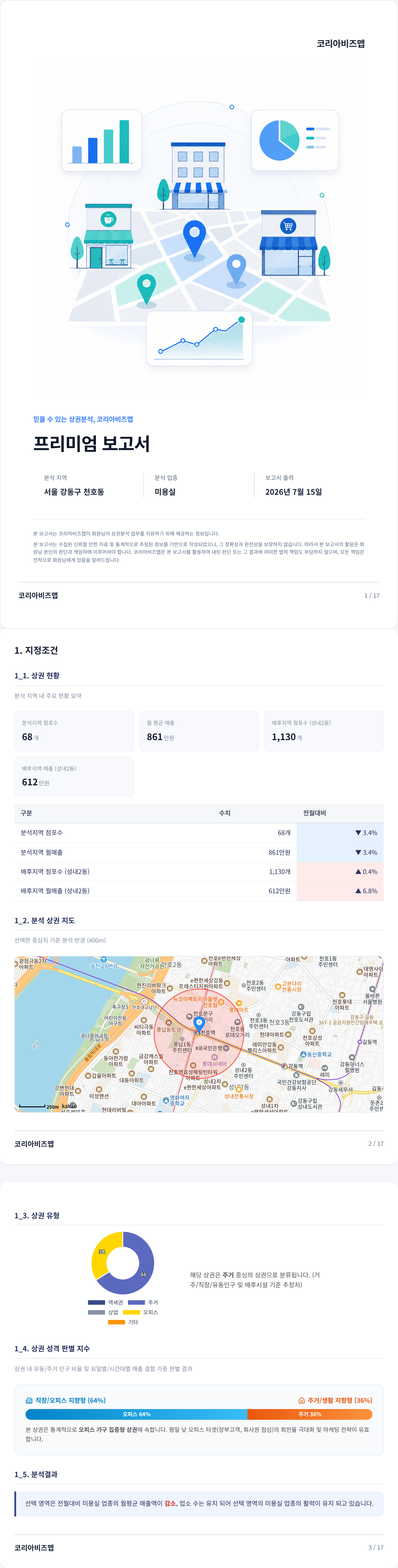 천호 지정조건