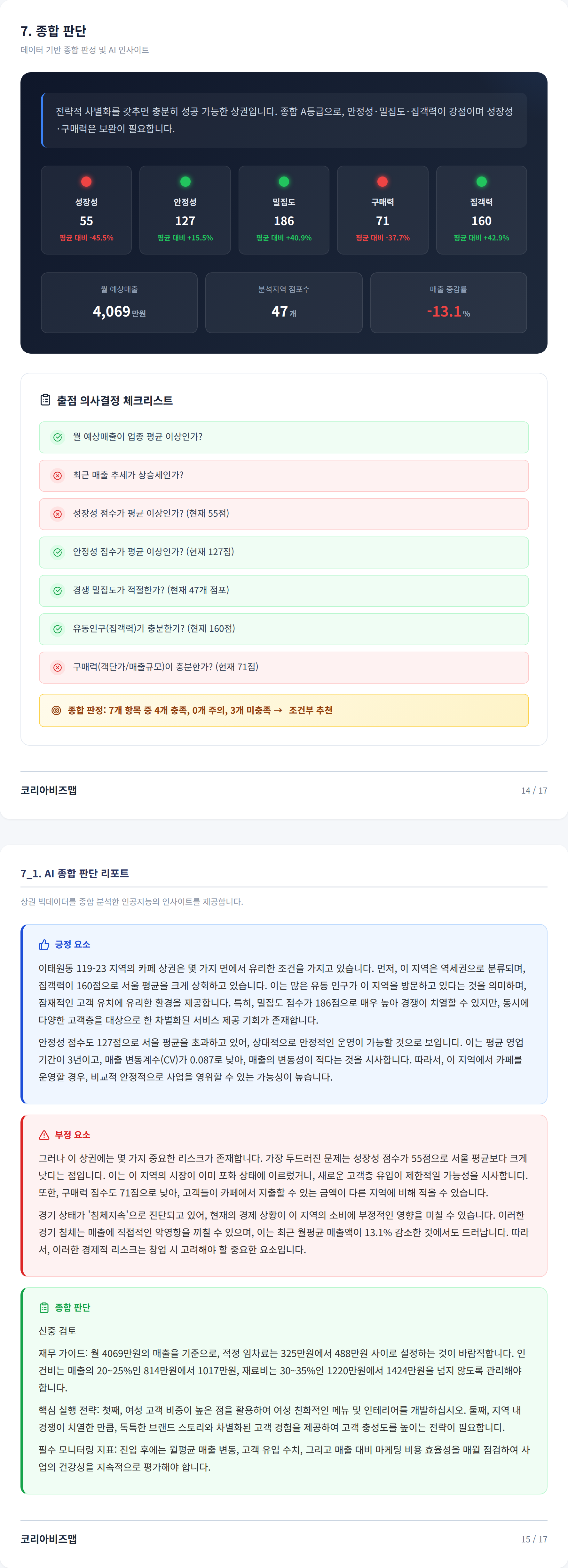 용산 종합 판단