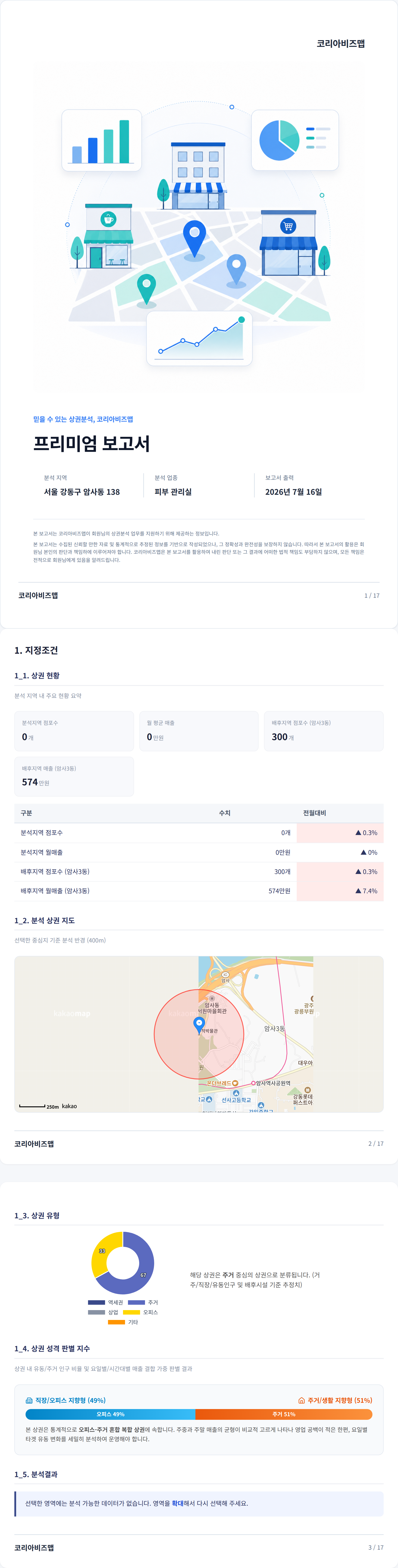강동 지정조건