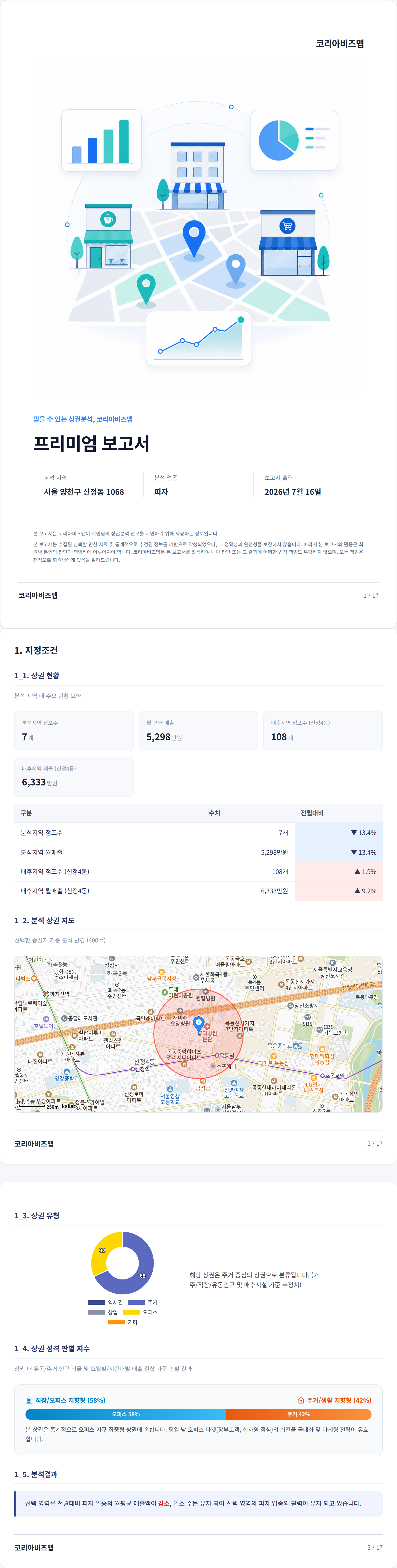 양천구청 지정조건