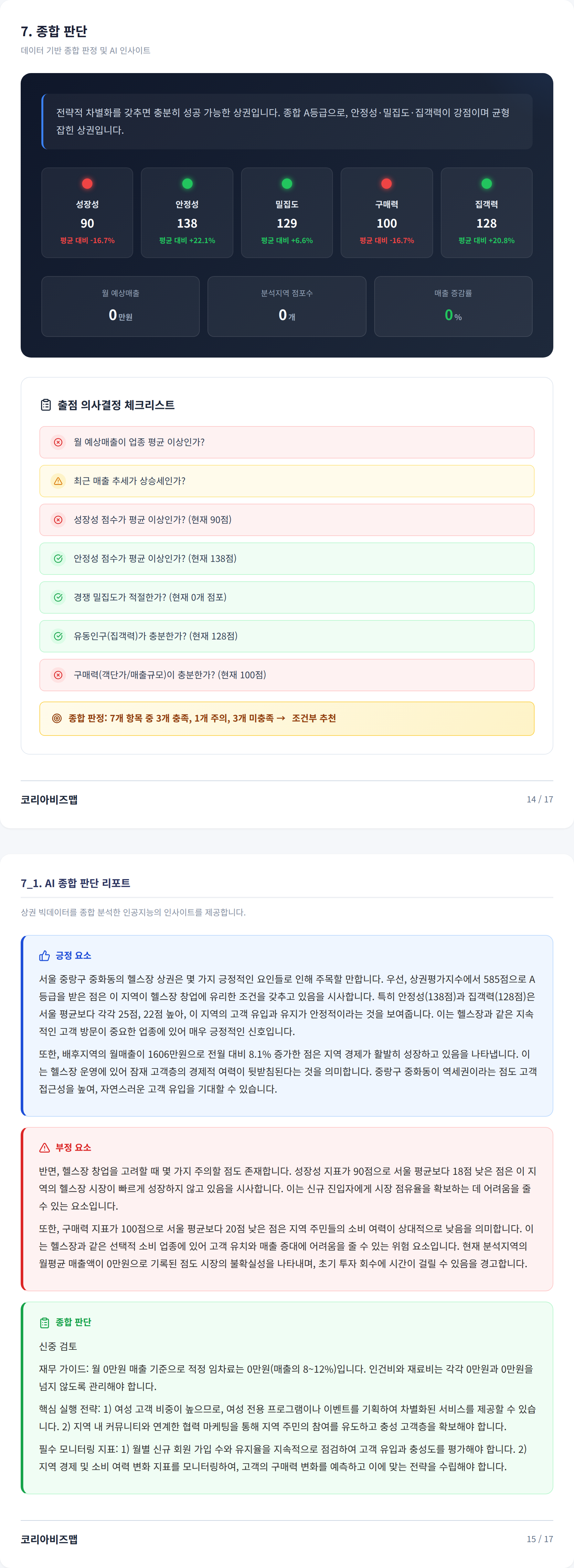 중화동 종합 판단