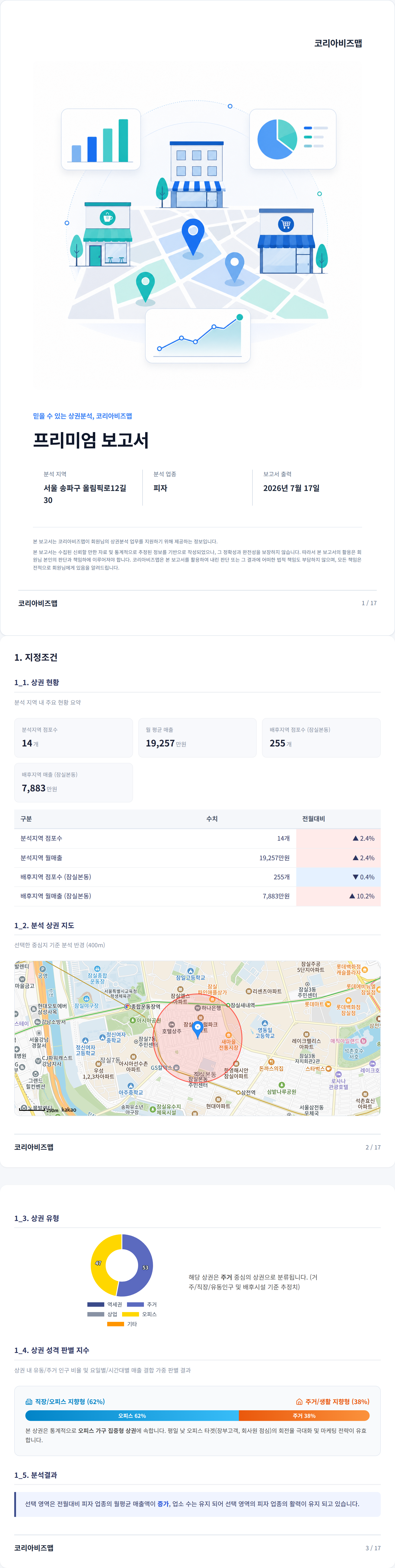 잠실새내 지정조건