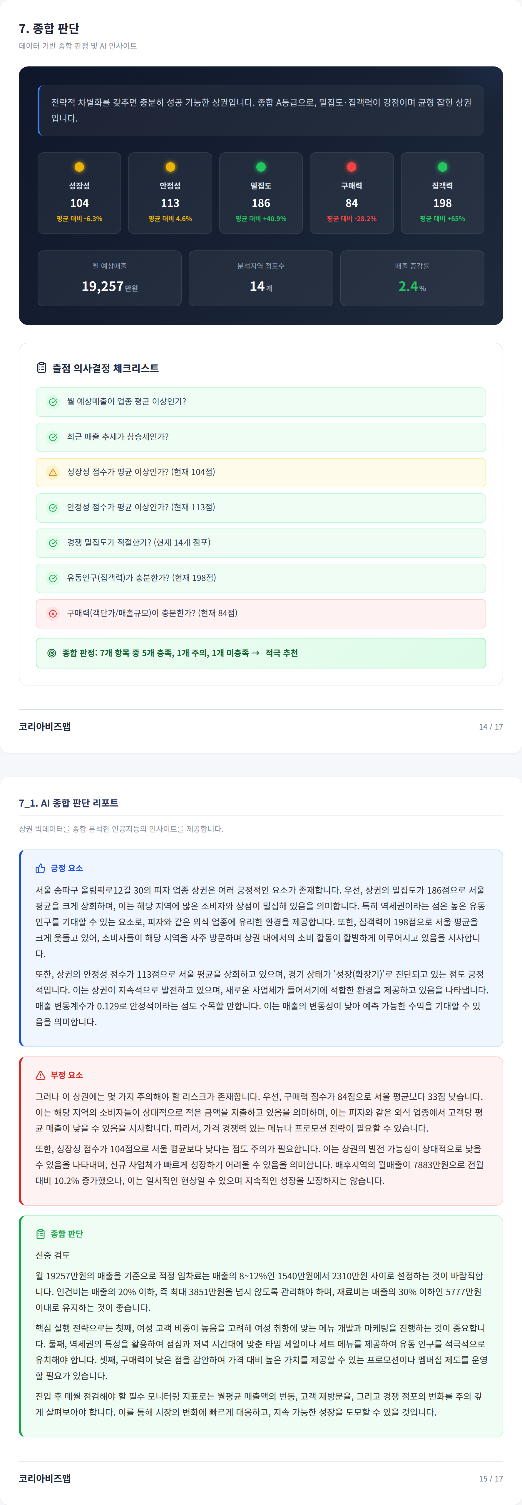 잠실새내 종합 판단