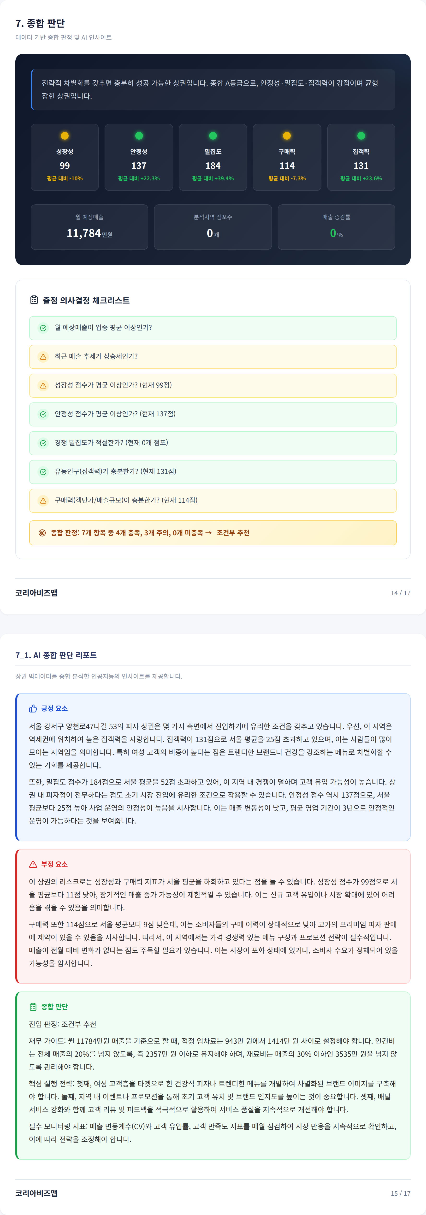 가양동 종합 판단