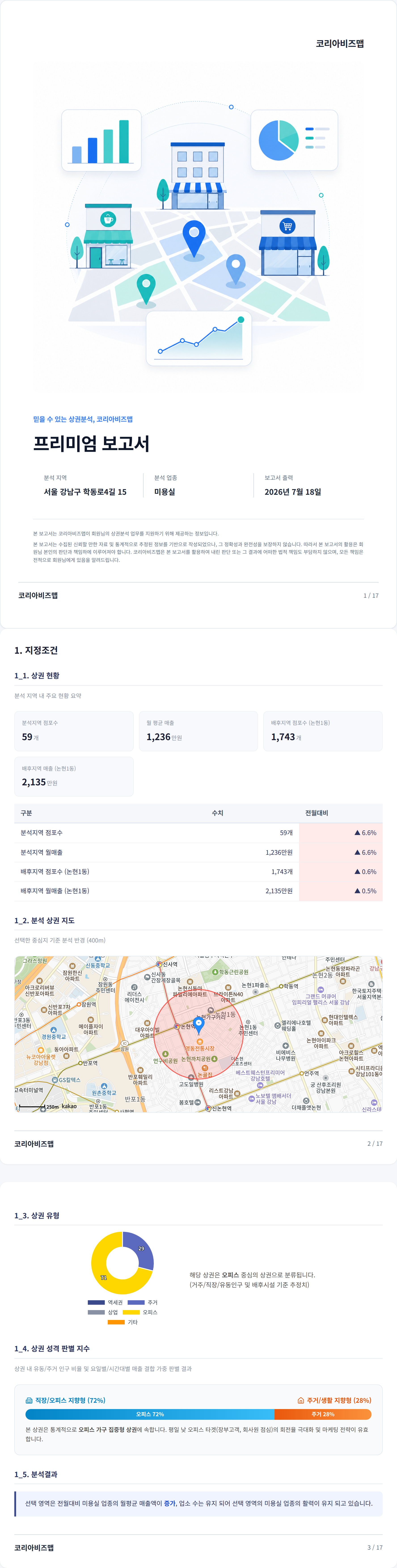강남구청 지정조건