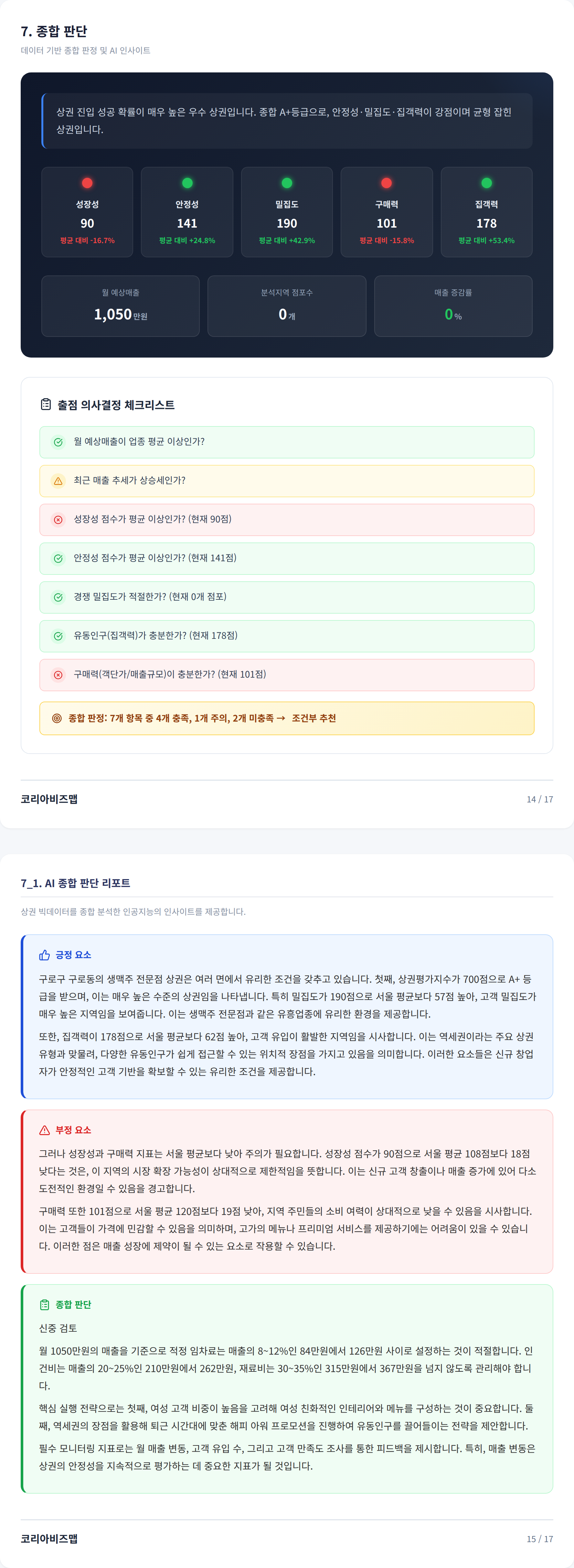 구로 종합 판단