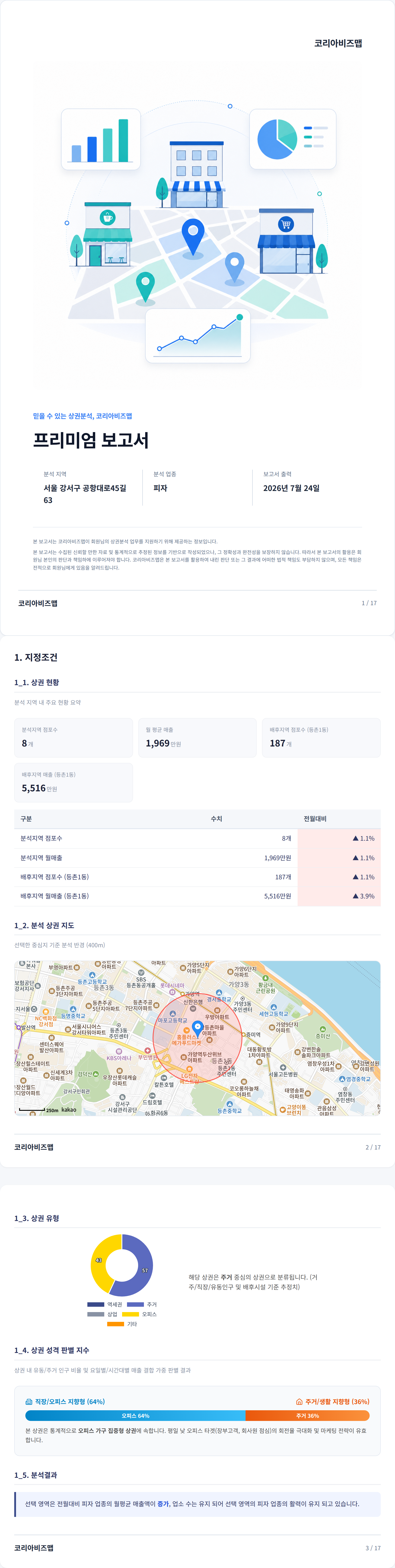 강서구청 지정조건