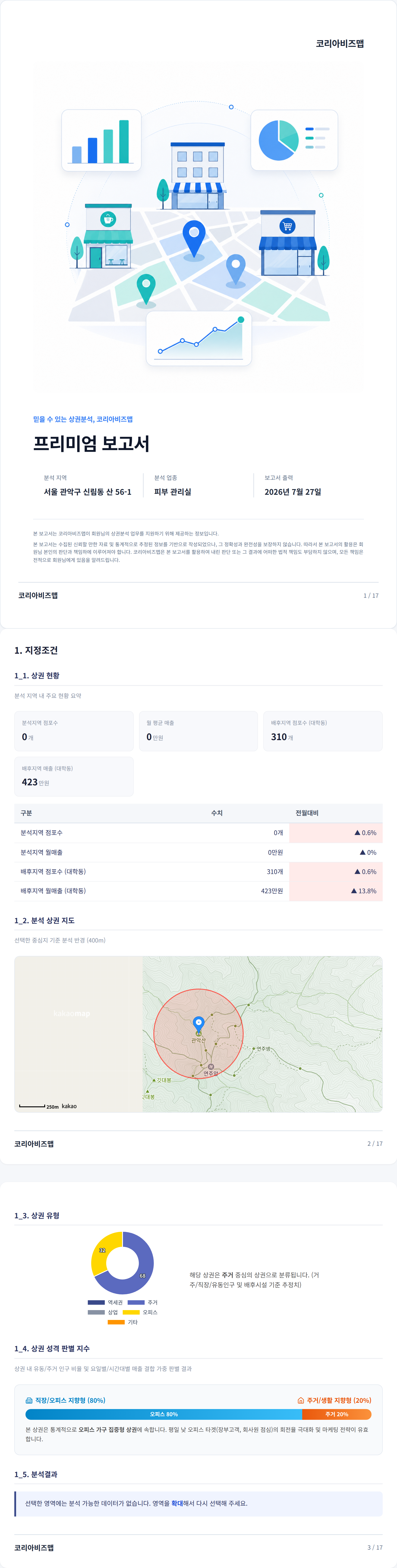 신림동 지정조건