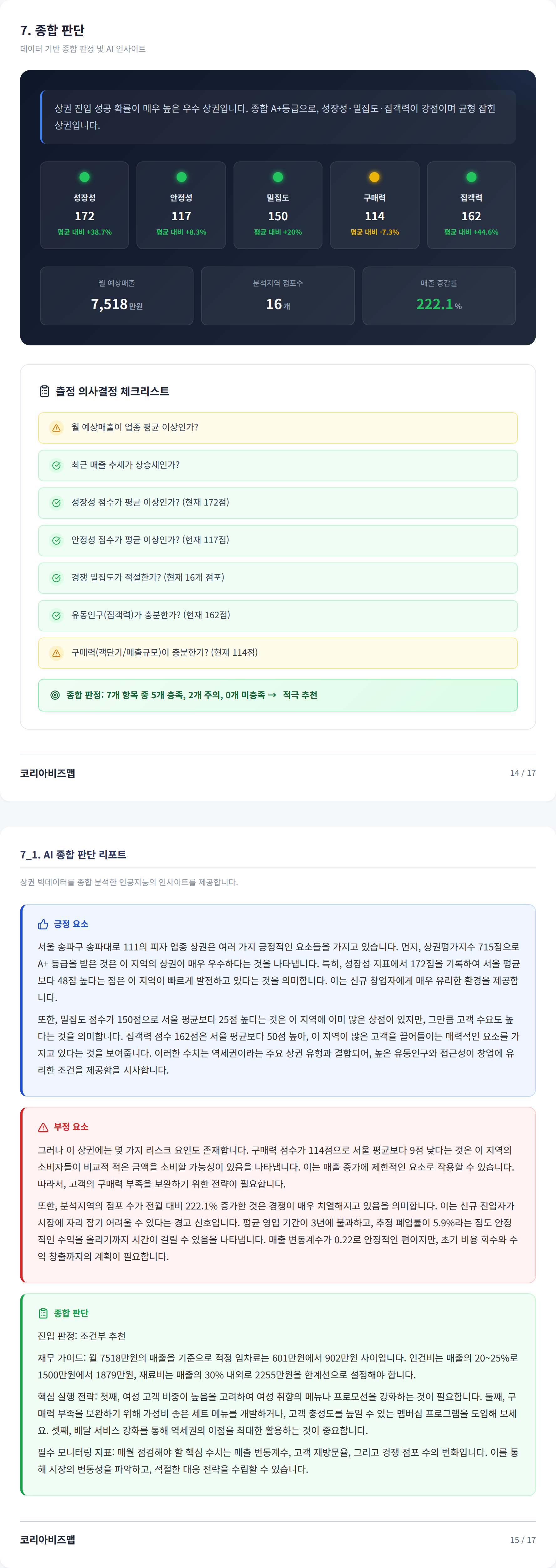 송파구청 종합 판단