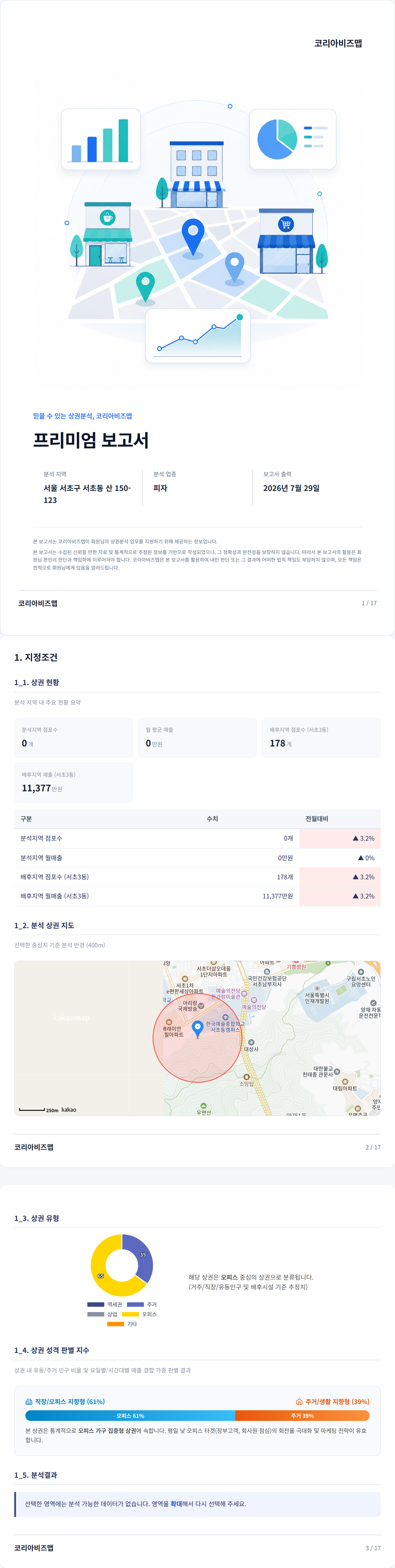 서초동 지정조건
