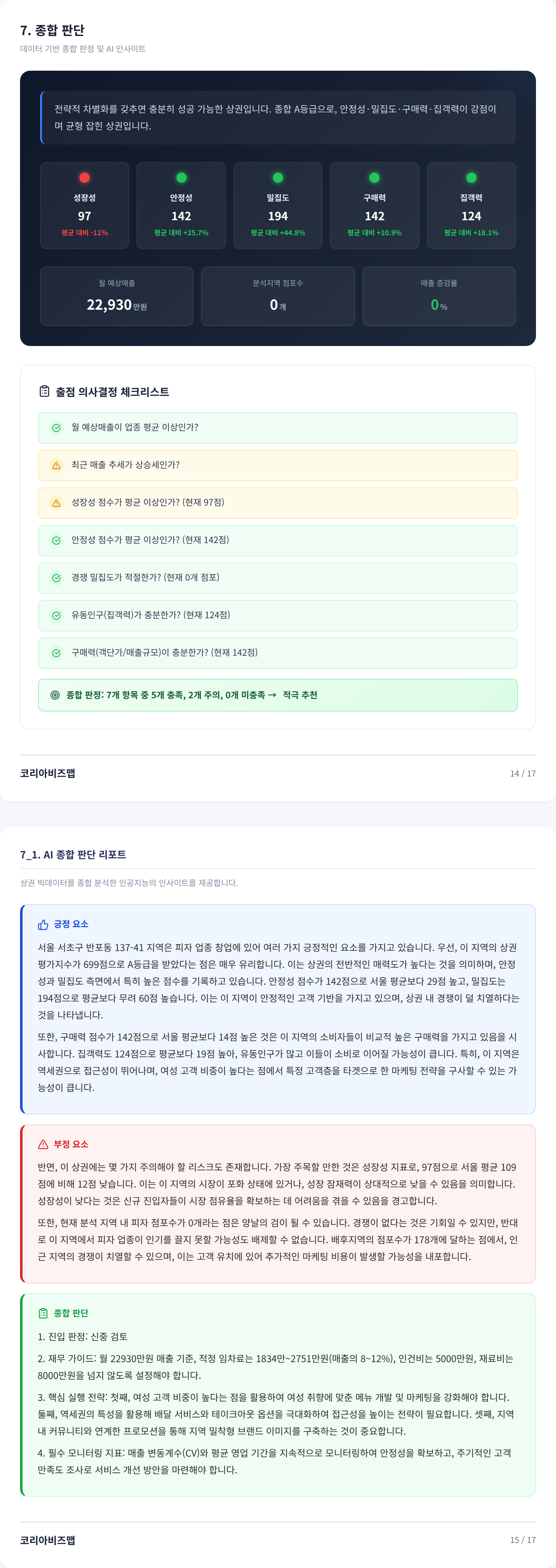 반포동 종합 판단