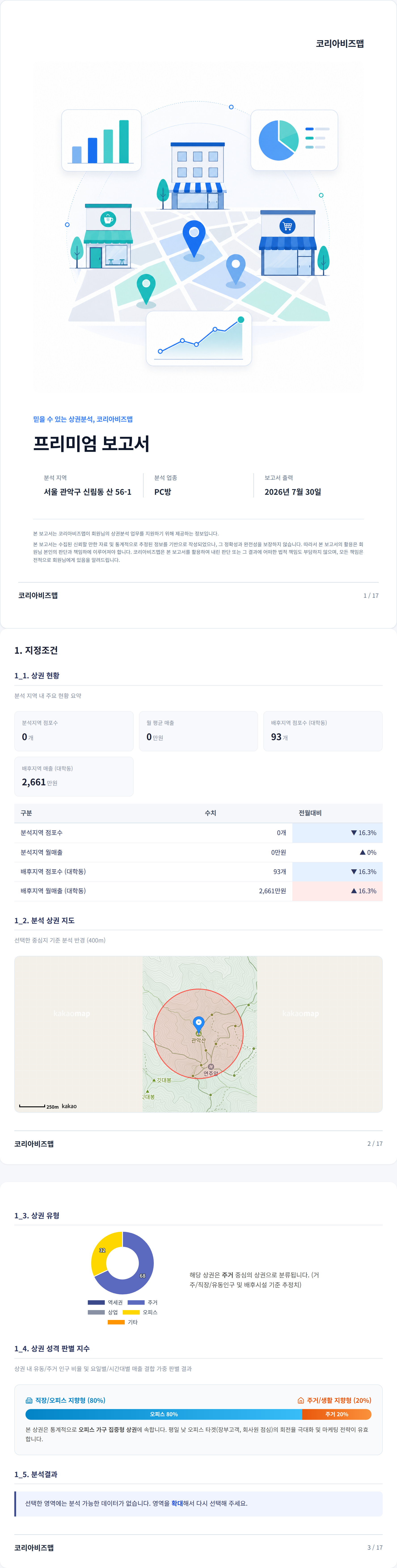신림동 지정조건