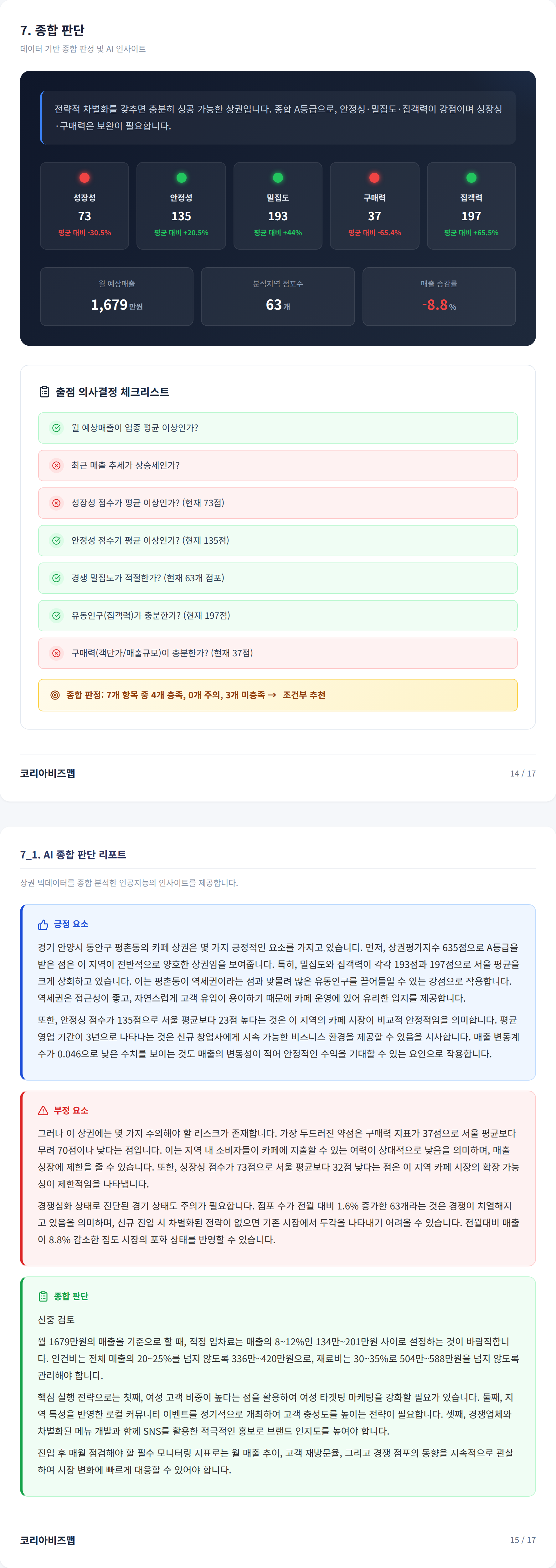 평촌 종합 판단