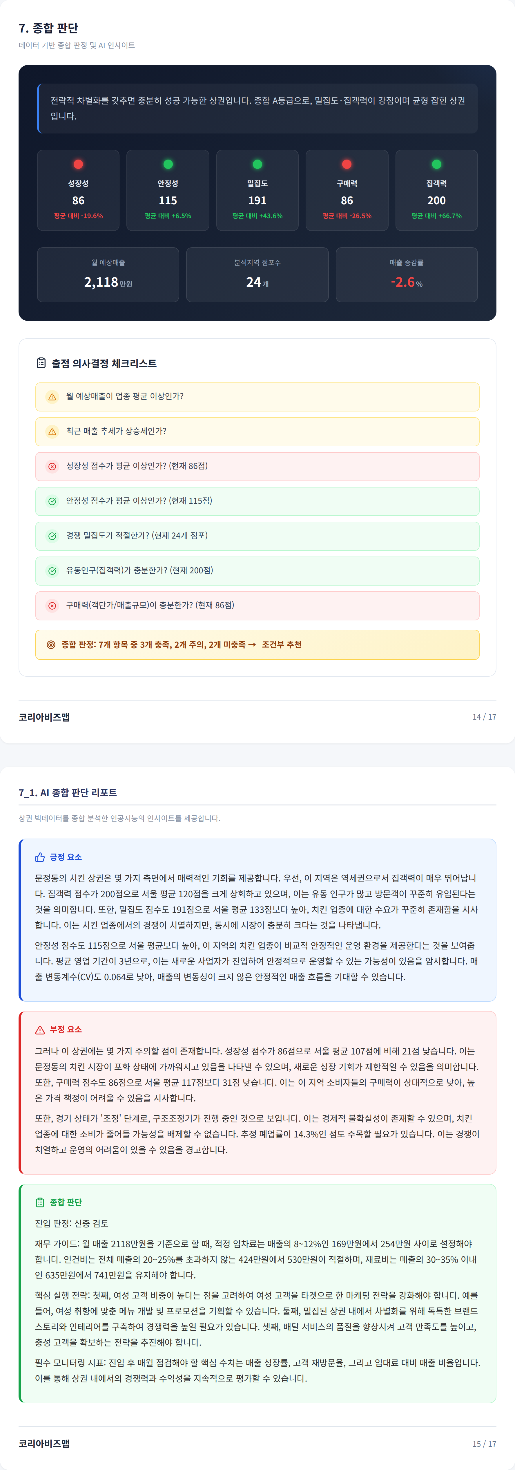 송파 종합 판단