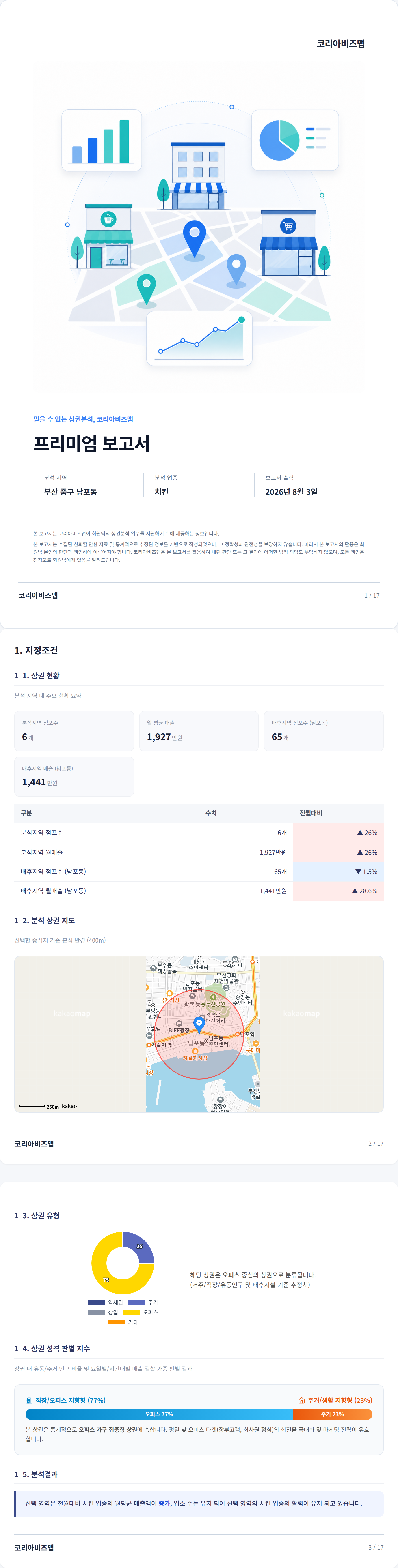 남포 지정조건