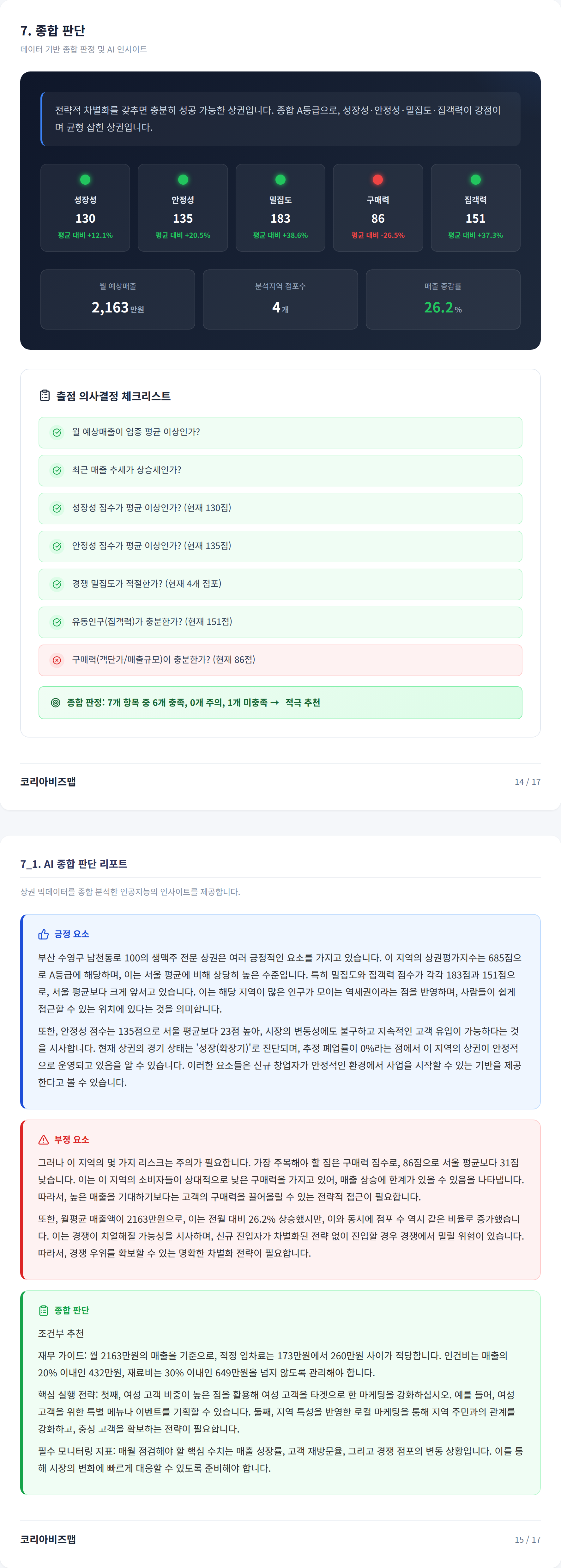 부산 남천동 종합 판단