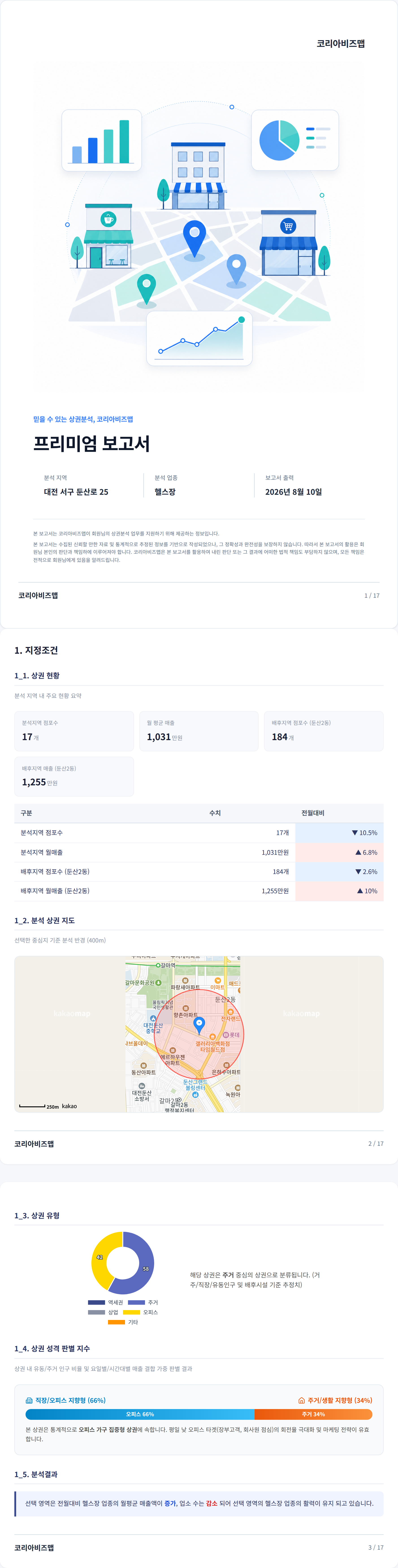 대전 둔산동 지정조건