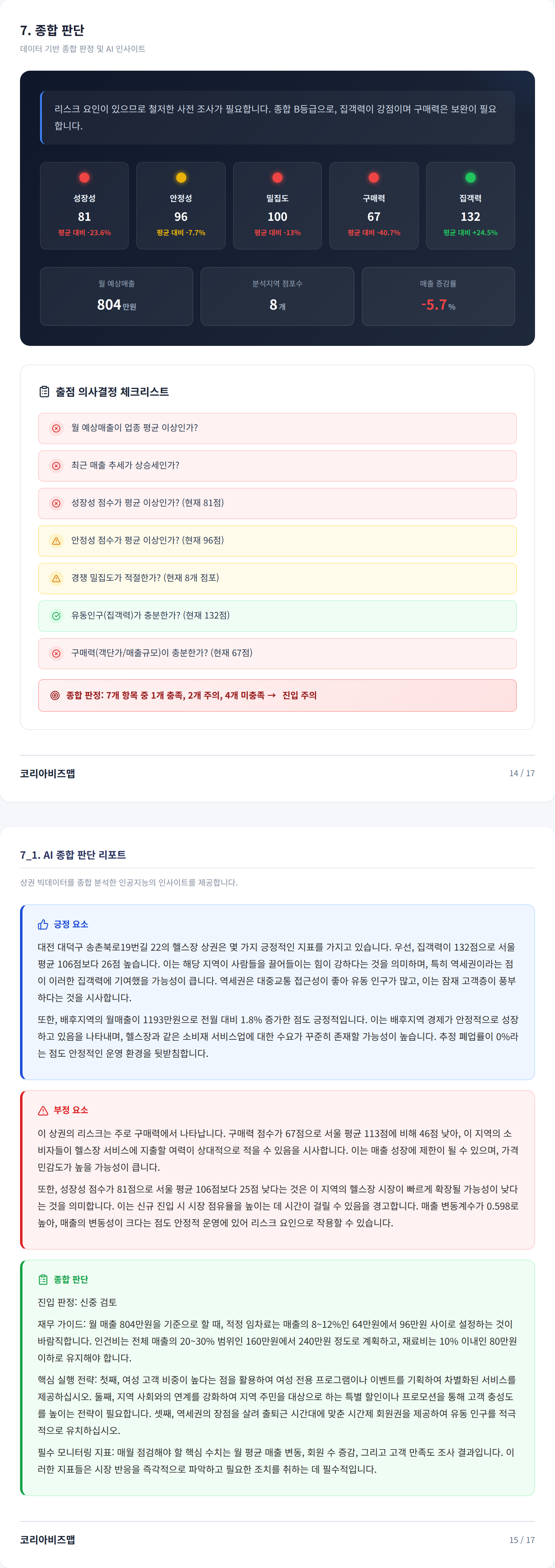대전송촌동 종합 판단