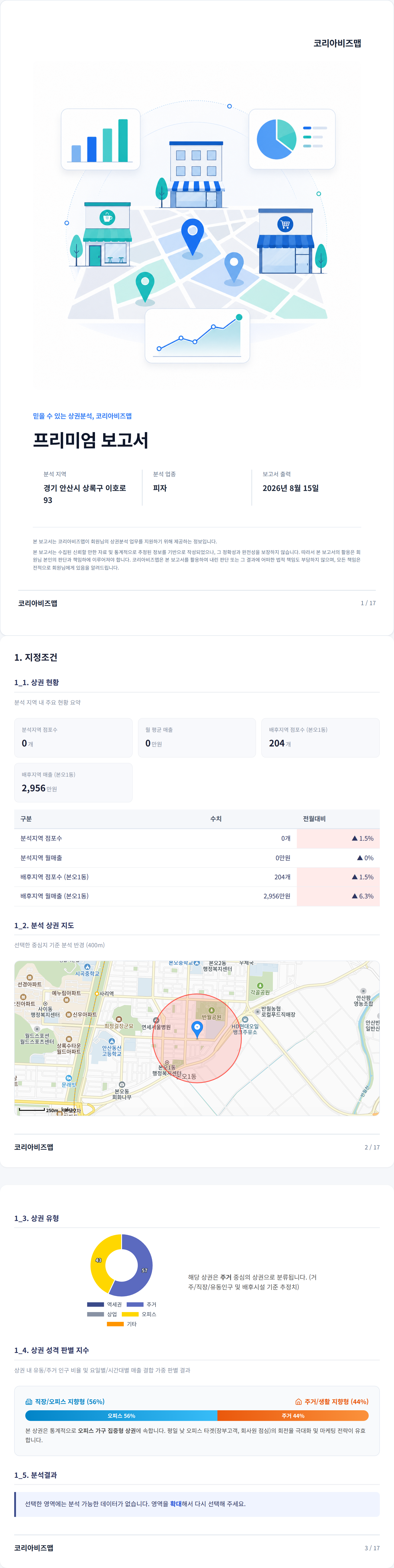 상록수동 지정조건