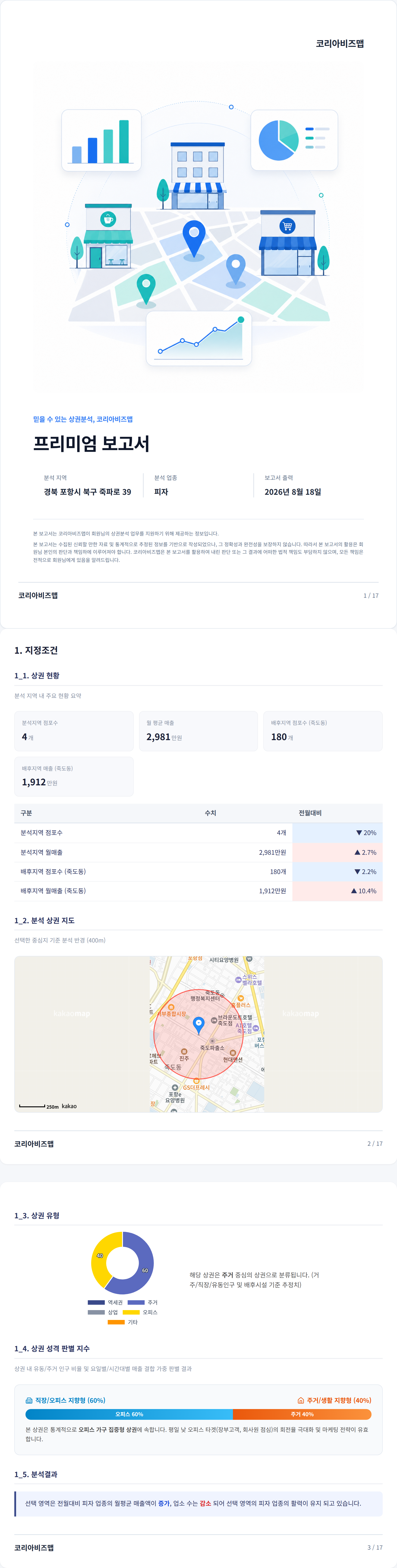 포항 중앙상가 지정조건