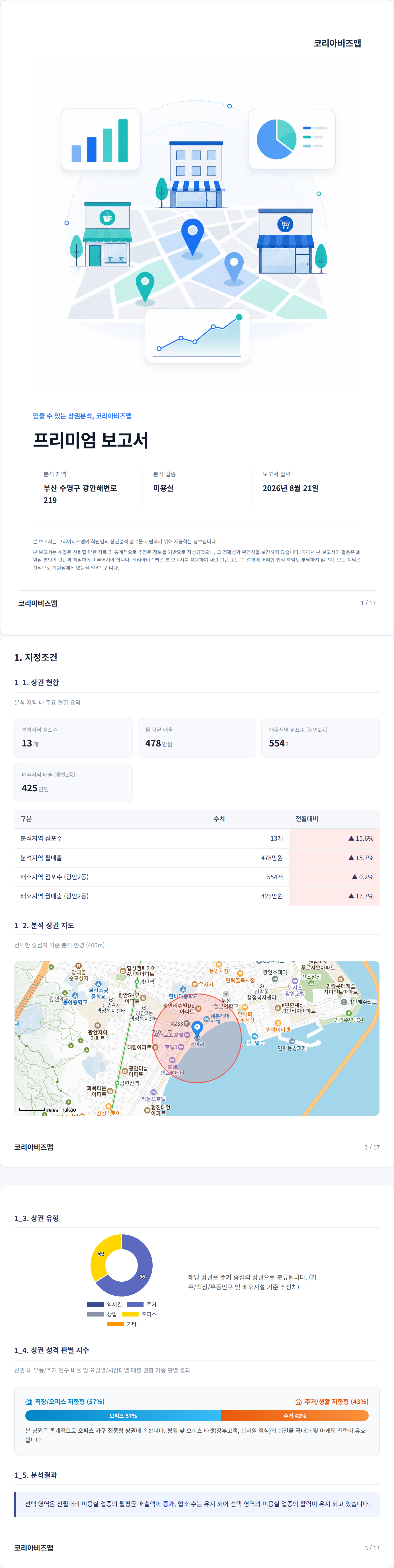 부산 광안리 지정조건