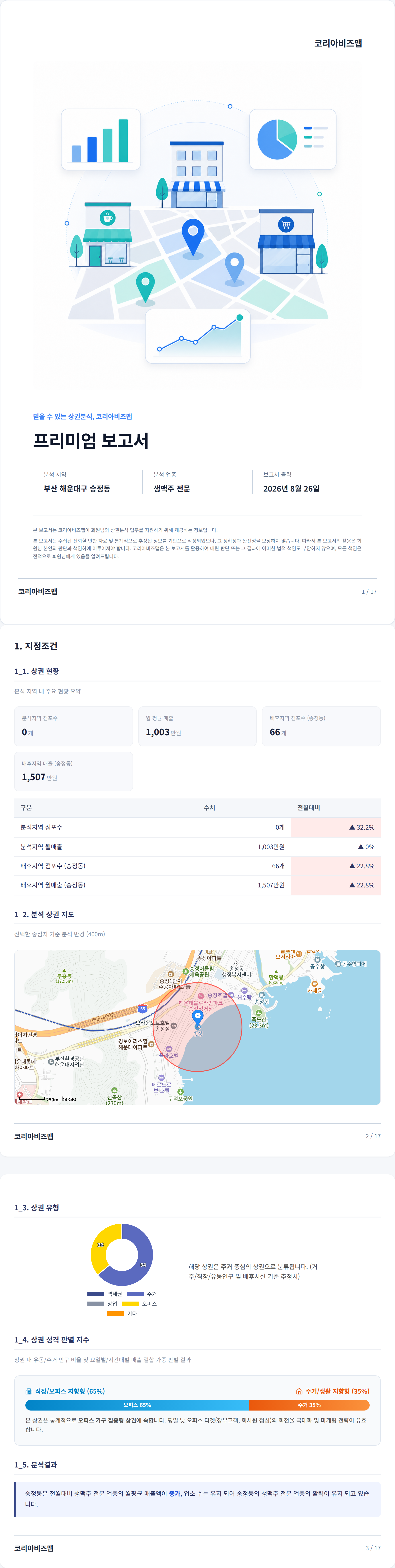 부산 송정 지정조건