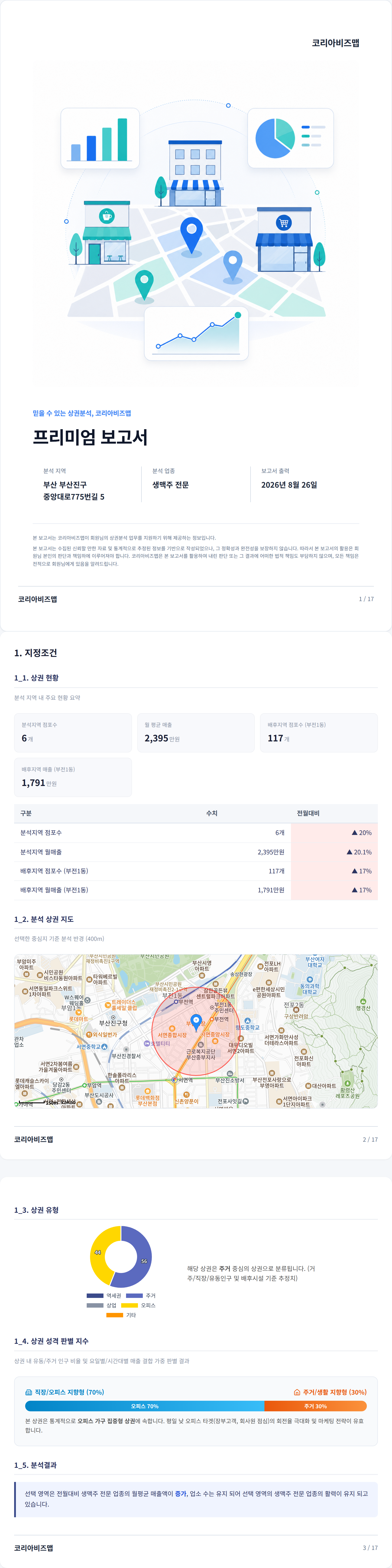 서면 지정조건