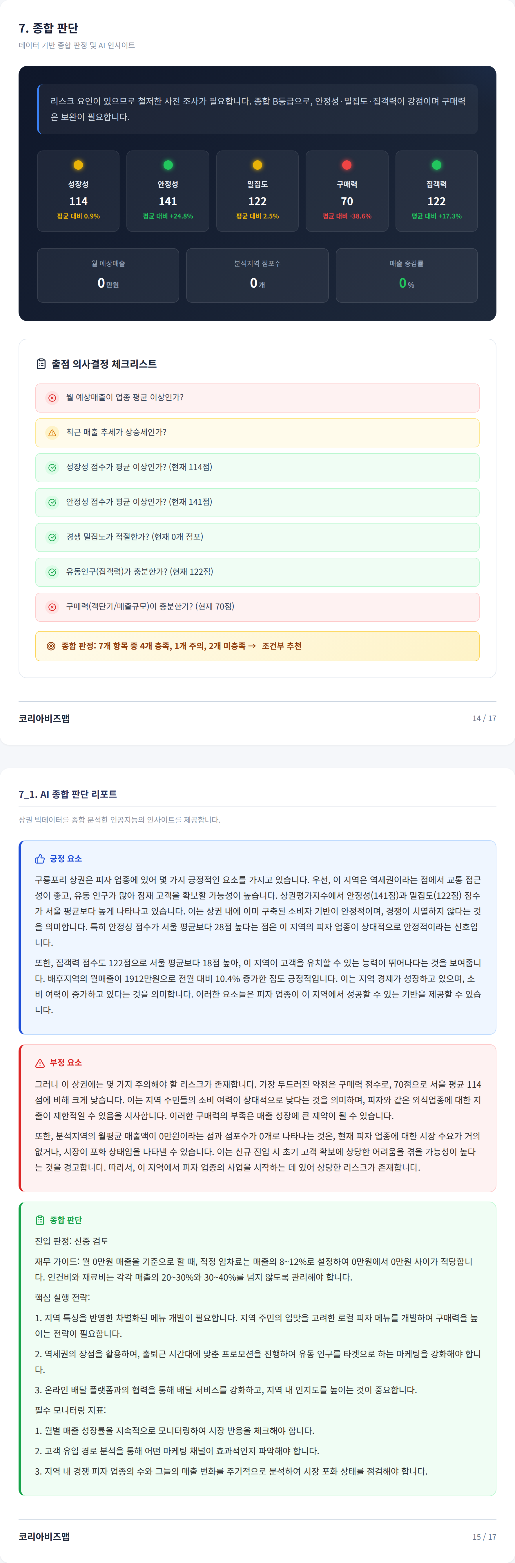 포항구룡포 종합 판단