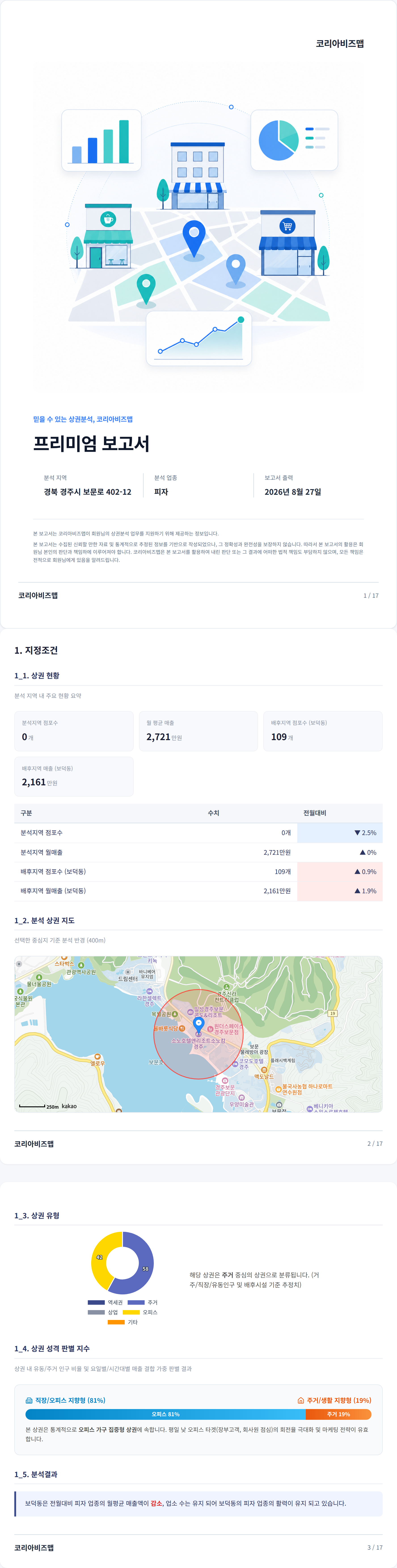 경주보문단지 지정조건