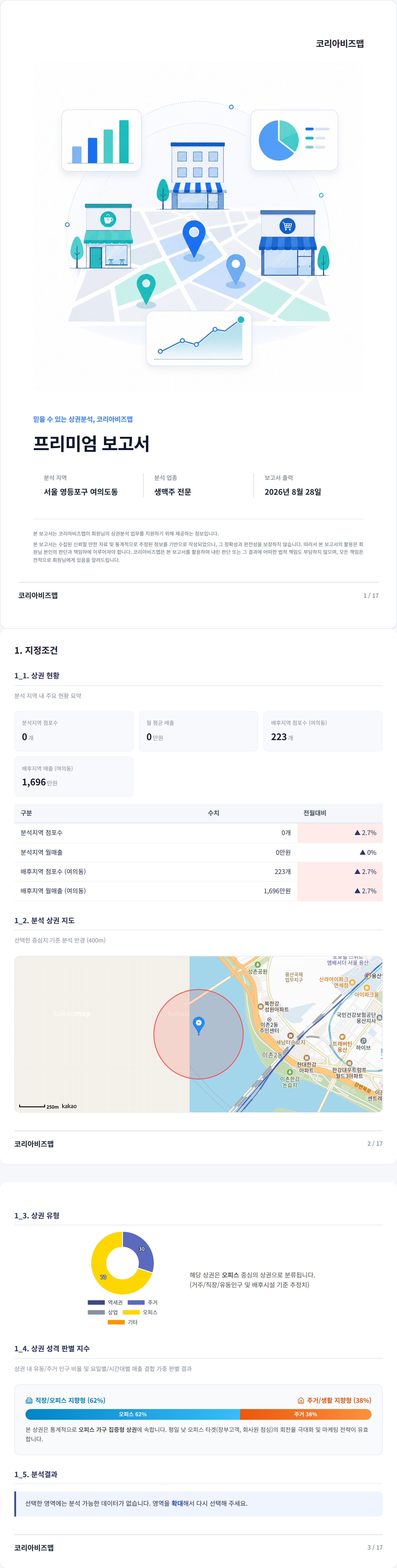 서여의도 지정조건