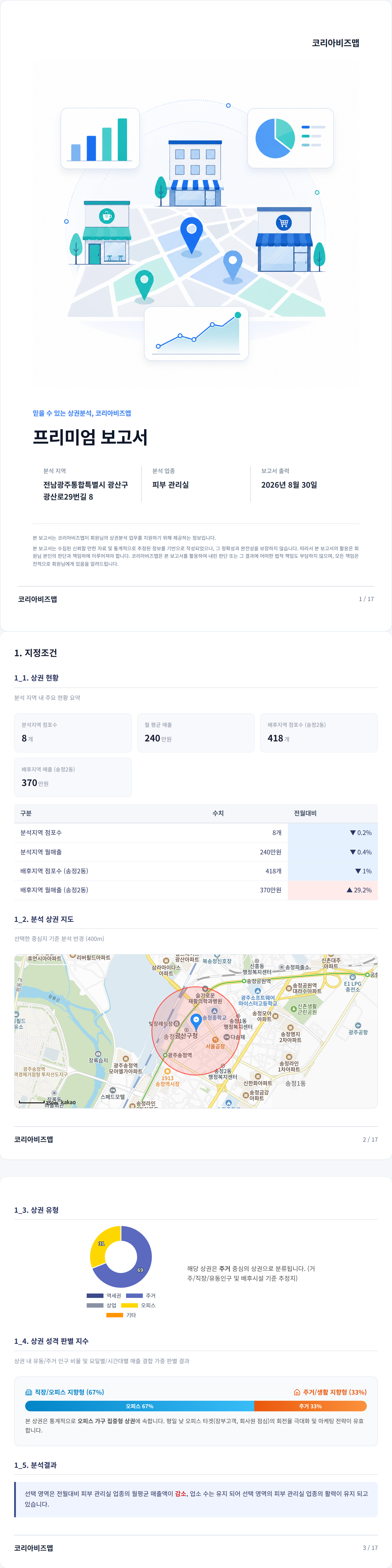 광주광역시 송정동 지정조건