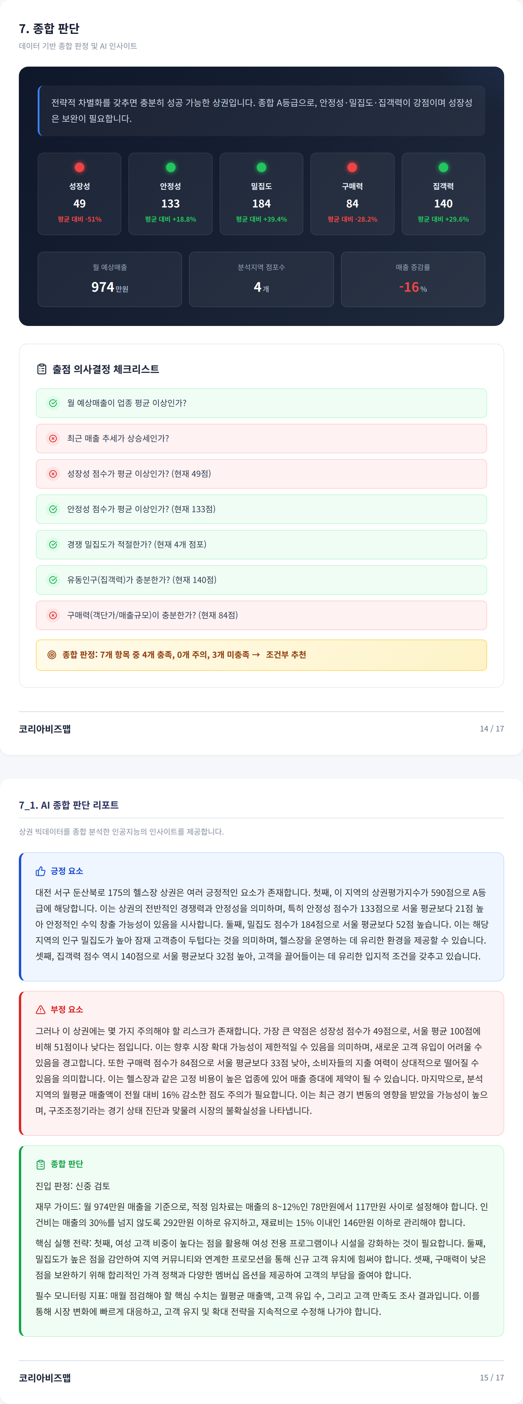 대전둔산3동 종합 판단