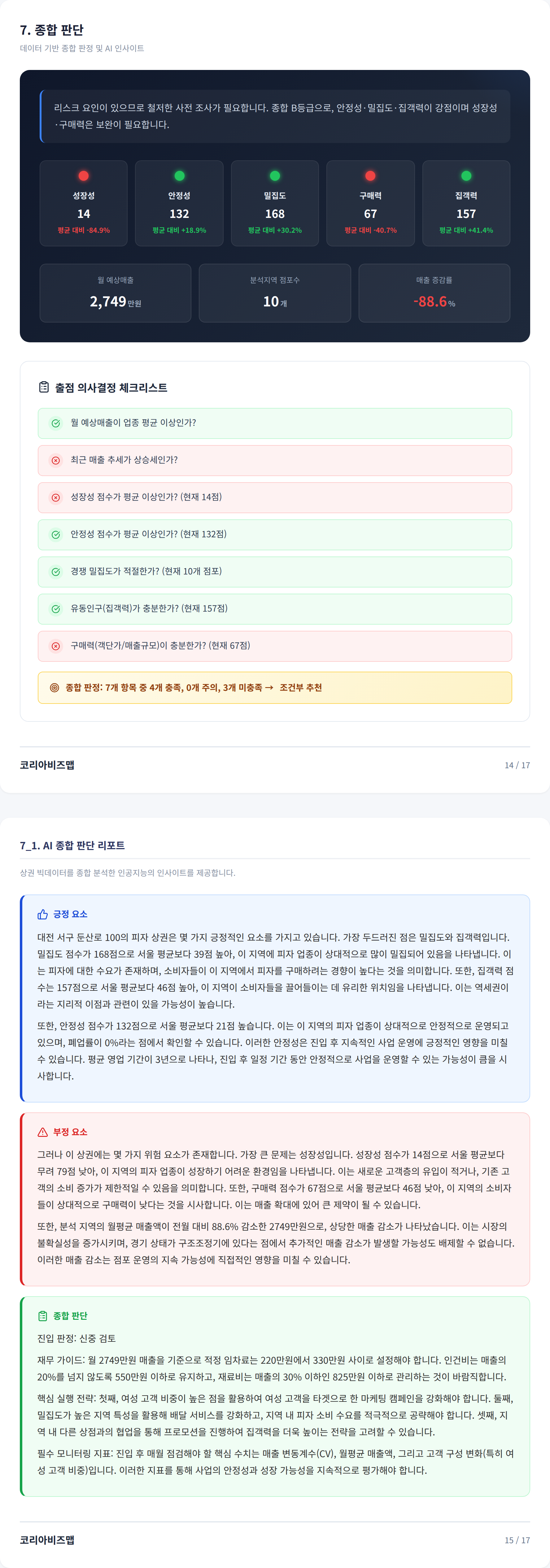 대전둔산동 종합 판단