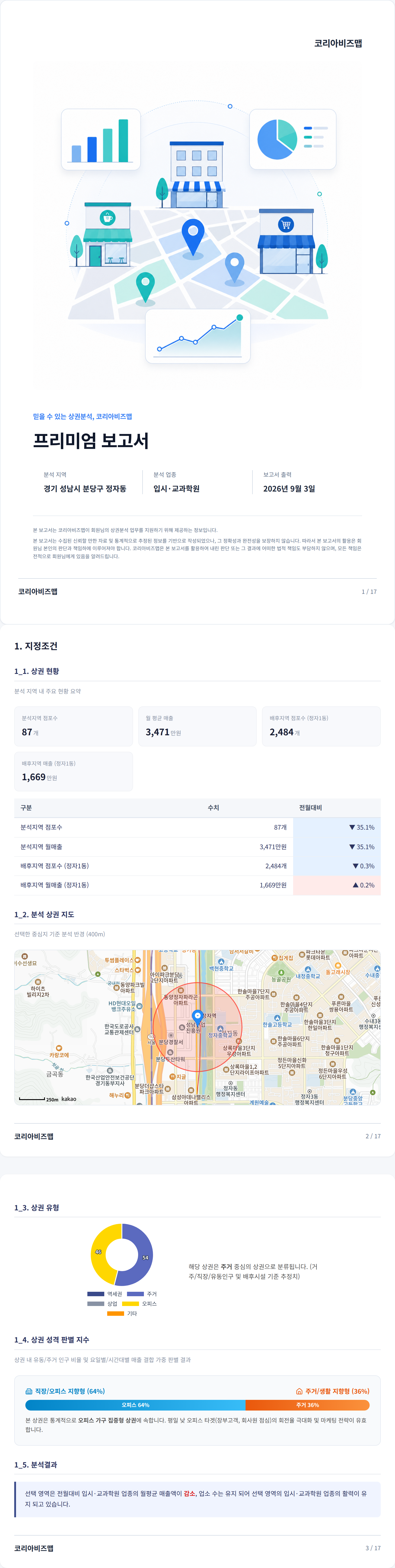 정자 지정조건