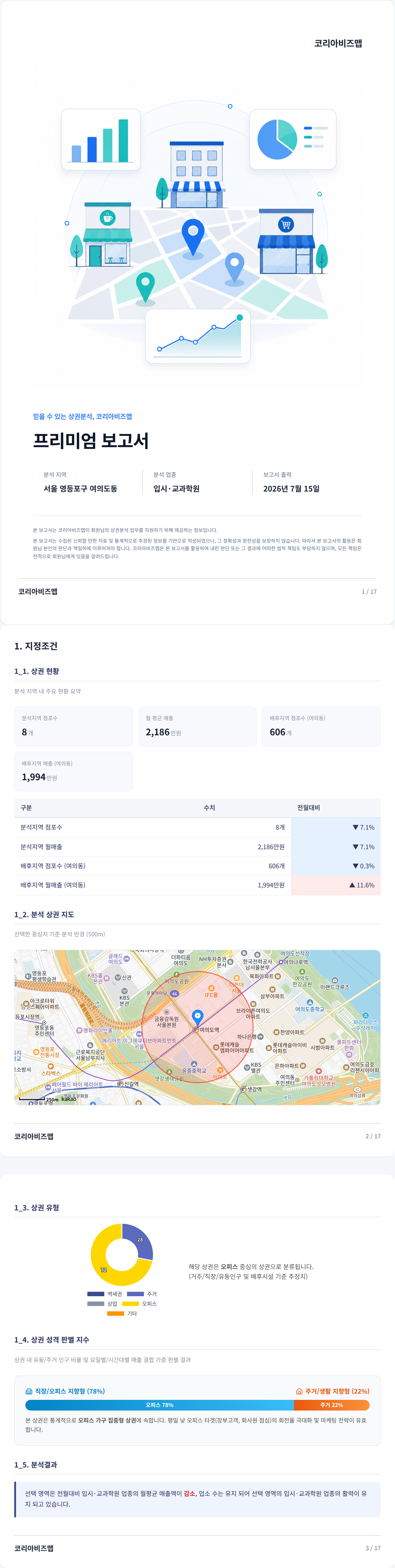 여의도 지정조건